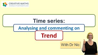 Time series trend - how to analyse and report