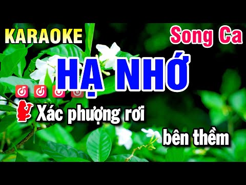 Karaoke Hạ Nhớ Nhạc Sống Song Ca | Beat Huỳnh Anh