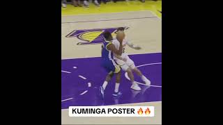 Jonathan Kuminga put him on the poster 🤯