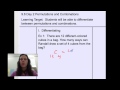 Differentiating Permutations and Combinations