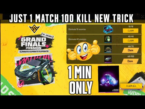 FF REDEEM CODE TODAY | FFWS GRAND FINAL MISSION 100 KILL TRICK | FF NEW EVENT TODAY | FREE DIAMOND