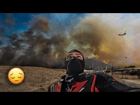 BÜYÜK İZMİR YANGININA GİTTİM! | R6 Motovlog