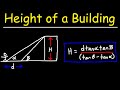 Calculating Building Heights with Angles