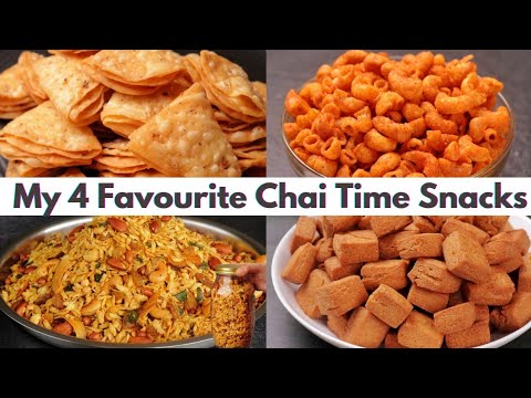 4 Easy & Tasty Snacks Recipes For Tea-Time | Yummy Tea-Time Snacks Recipes
