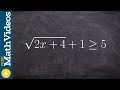 Squaring Terms and Solving Inequalities