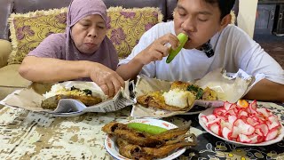 berobat dlu pake nasi padang dan lele goreng
