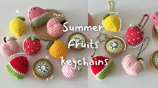 🥝 How to Crochet Summer Fruits *Quick & Easy | Crochet Keychains Episode 4