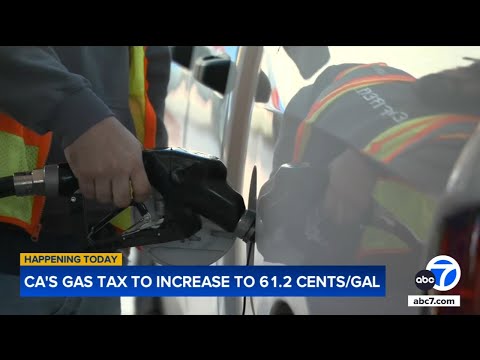 YouTube video thumbnail: Gas Tax Increase Among New California Laws Taking Effect Tuesday