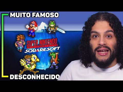 RPGs da SQUARE no SNES dos famosos aos que você NÃO viu | Jogo do Iceberg