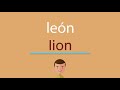 Understanding the English Word for Lion