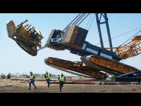 Dangerous Idiots Truck, Crane & Heavy Equipment Fails Driving, Extreme Truck Total Idiots at Work