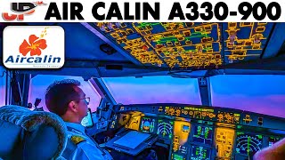 A330neo Cockpit 22hr Trip with 2 sunrises, GPS jamming & rainstorm