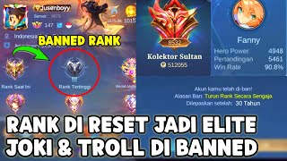 CEK AKUN KALIAN ! PAKE JOKI & NGETROL LANGSUNG DI BANNED ! JADI ELITE SELAMANYA, GAK BISA PUSH RANK