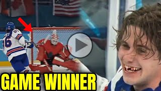 Jack Hughes goal vs Canada wins USA gold | Jack Hughes goal vs Canada at winter Olympics 2026
