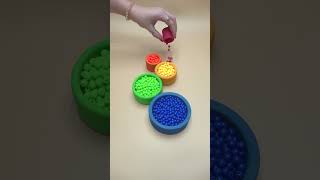 Stones Marbles Beads Gems ◀️💎Oddly Satisfying Reverse Video #reverse #dominomarble