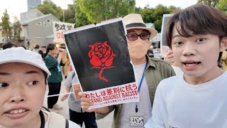 参政党の演説を妨害する、しばき隊の正体を暴こうとしたらブチギレられて修羅場になった