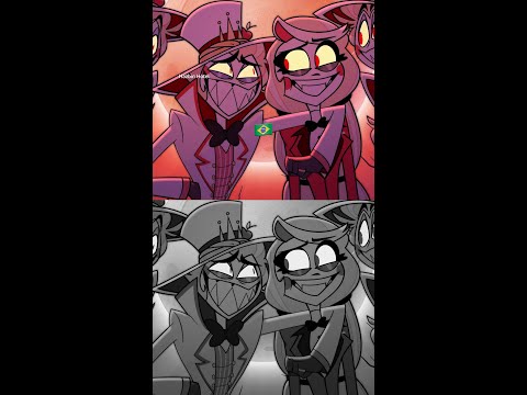 Os melhores pais do inferno cantando juntos #Alastor #Lรบcifer