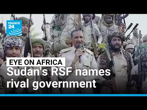 YouTube video thumbnail: Sudan's Paramilitary Group RSF Names Parallel Government