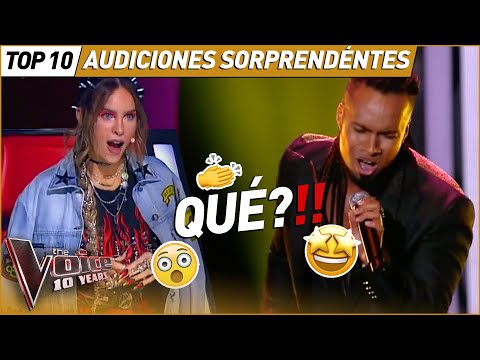 Las más SORPRENDENTES Audiciones a Ciegas en la historia de La Voz