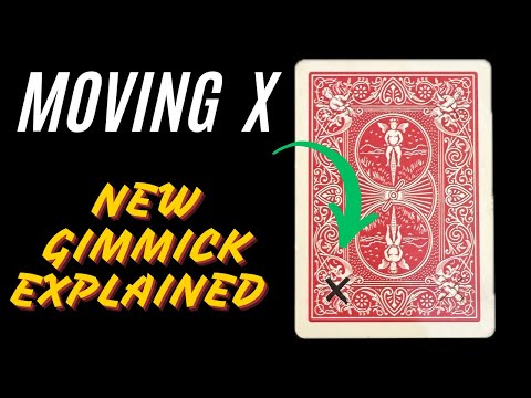 MOVING X | New Gimmick | Card Trick Explained