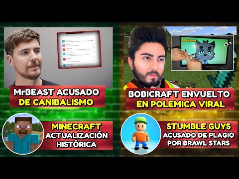 ACUSAN A MrBEAST DE CANIBALlSMO | BOBICRAFT EN POLEMICA VIRAL 😔 | STUMBLE GUYS vs BRAWL STARS