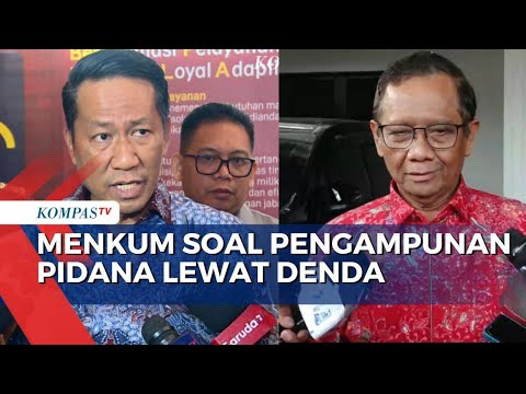 Menkum Supratman Andi Sebut Pengampunan Pidana Rugikan Negara Lewat Denda, Begini Kata Mahfud MD