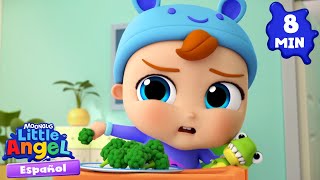 Bebé Juan no quiere comer verduras 🥦 Canciones Infantiles con Bebé Juan🎵| Little Angel Español