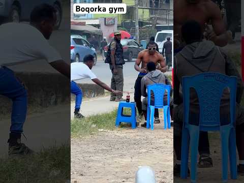 Boqorka gym Prnka public funny video🫢😡😡#subscribe #like #share #prank #somalia #funny
