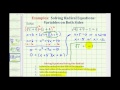 Solving Radical Equations and Extraneous Solutions