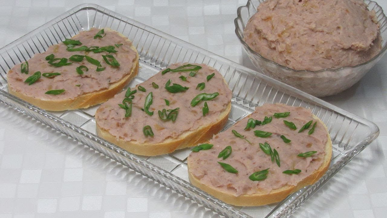 Без мяса постный паштет на бутерброды - просто объедение lenten bean pate.