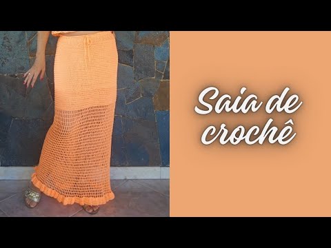 SAIA DE CROCHÊ LONGA / SAÍDA DE PRAIA