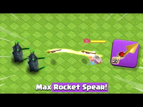 Rocket Spear vs All Troops! - Clash of Clans