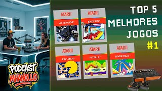 PODCAST: TOP 5 MELHORES JOGOS DO ATARI 2600 - Parte 1