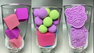 Kinetic Sand ASMR, Drop and squish, Very Satisfying and Relaxing.