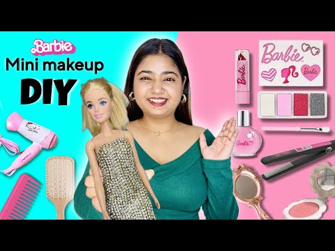 14 CUTE mini makeup items DIY for barbie | Miniature craft