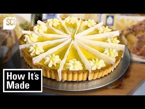YouTube video thumbnail: Pies, Pastries & More | How It's Made