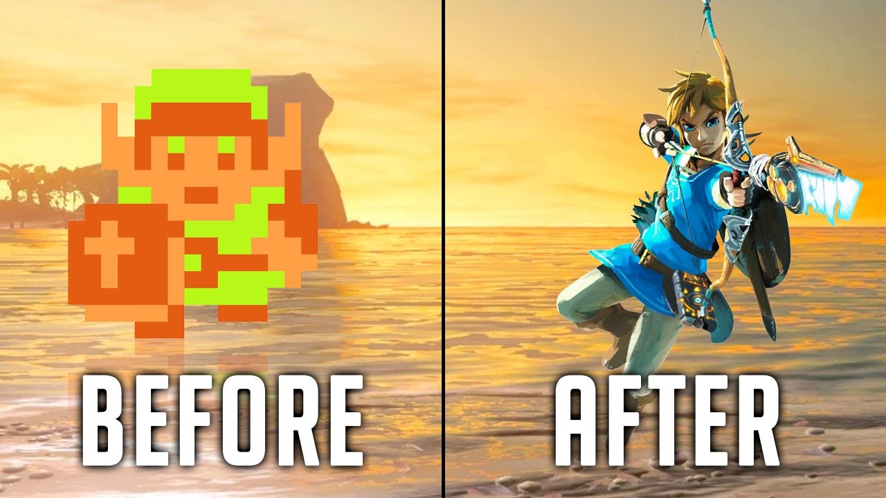 Evolution of the legend of zelda