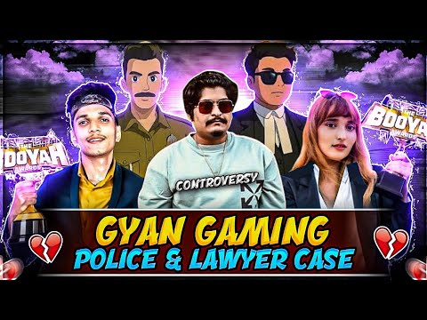 GYAN GAMING SERIOUS CONTROVERSY 🤬POLICE & LAWYER CASE PN HARSH & PN ROSE 🌹Garena Free Fire