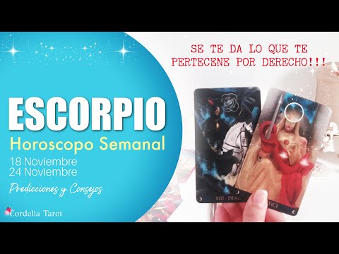 ⭐️ESCORPIO! UN AMOR CRECIENTE!! LLEGA JUSTICIA DIVINA💗📈❤️  Horóscopo / Tarot Semanal Cordelia