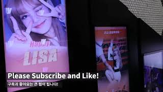 This is how LISA's Birthday is Celebrated in Streets of South Korea 🤯😳😫💛