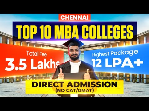 Top 10 MBA Colleges in Chennai | Best Post Graduate Programs in Chennai with high ROI and Ai 🔥