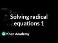 Solving Radical Equations
