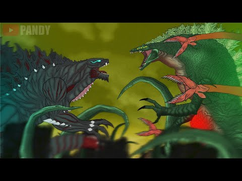 Shinultidary Godzilla Earth vs Shin Biozilla | ANIMATION | PART 1 ( Special 900K subs)