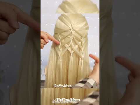 peinado sencillos y bonitos para graduación, novias y fiestas 🌹