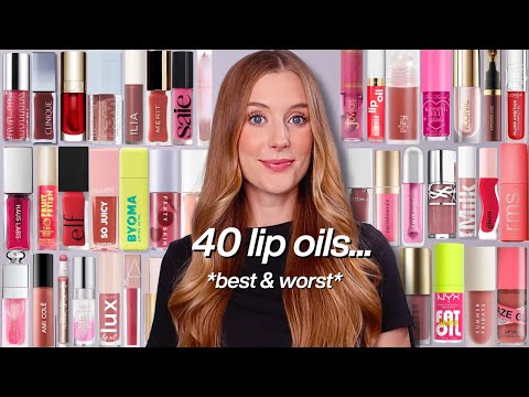 I Tried 40 Lip Oils So You Don’t Have To... Lip Oil Showdown!