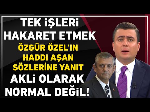 Osman Gökçek'ten Özgür Özel'in haddi aşan sözlerine yanıt!