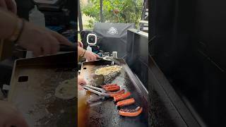 Sneak Peek at upcoming GRIDDLE cooking content!🔥 ​⁠@PitBossGrills #cooking #food #pitbossnation