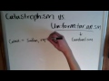 Catastrophism and Uniformitarianism Concepts