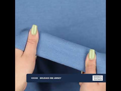 BRUSHED RIB JERSEY DARK BLUE (youtube video preview)