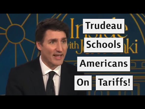 Canadian Prime Minister Schools Americans On Trump's Tariffs!